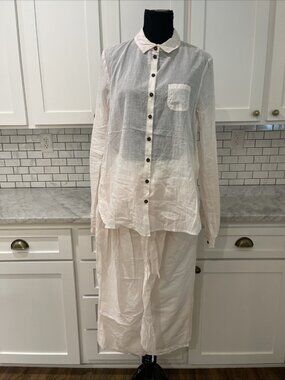 Rundholz Mainline Trousers Top Set Womens Small Pink Pants Shirt  Avant Garde
